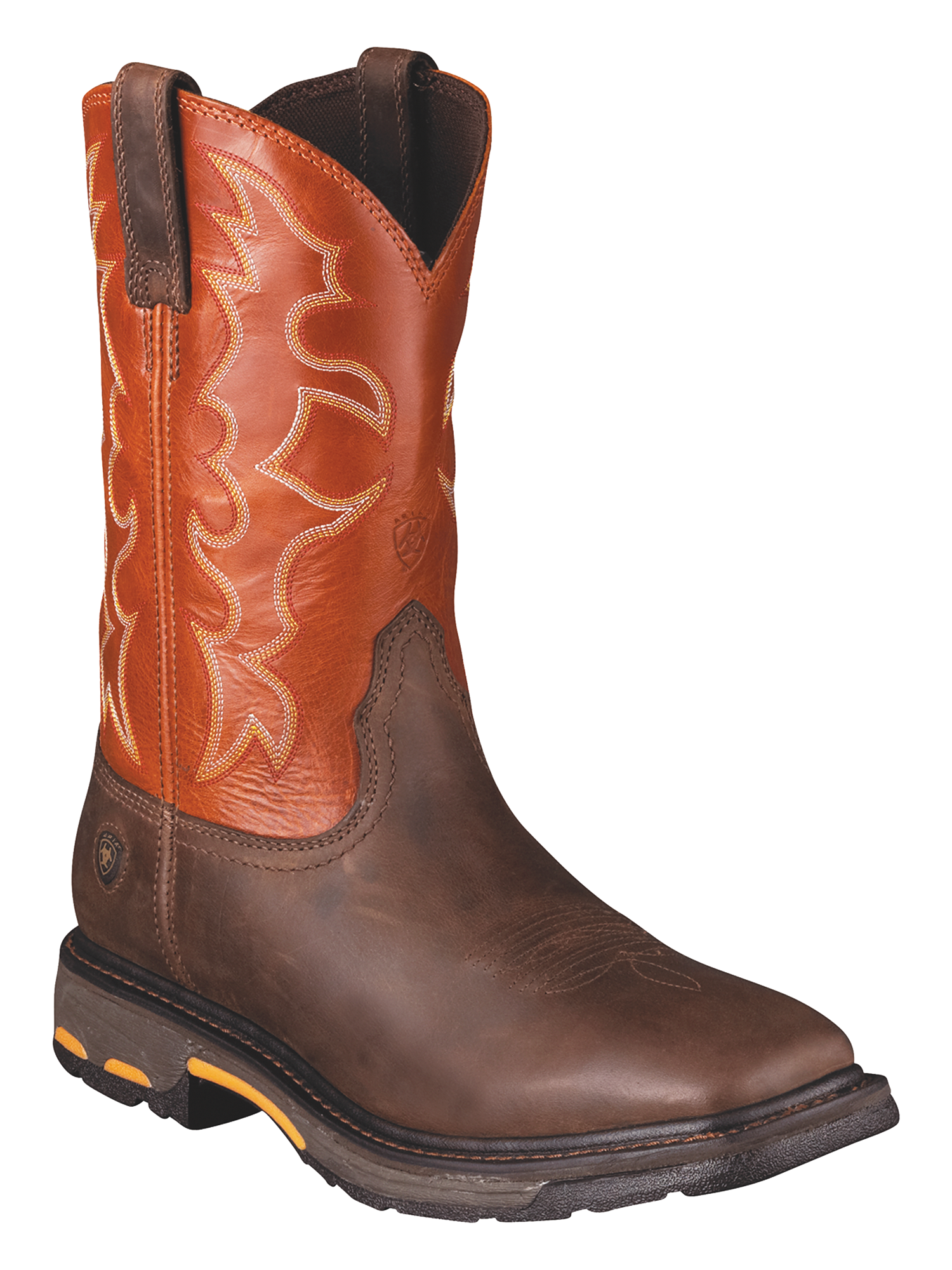 Ariat Workhog Wide Square Toe Pull On Work Boots for Men | Bass Pro Shops